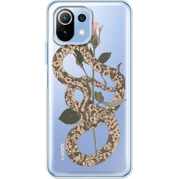 

Силиконовый чехол BoxFace Xiaomi Mi 11 Lite Glamor Snake (42128-cc67)