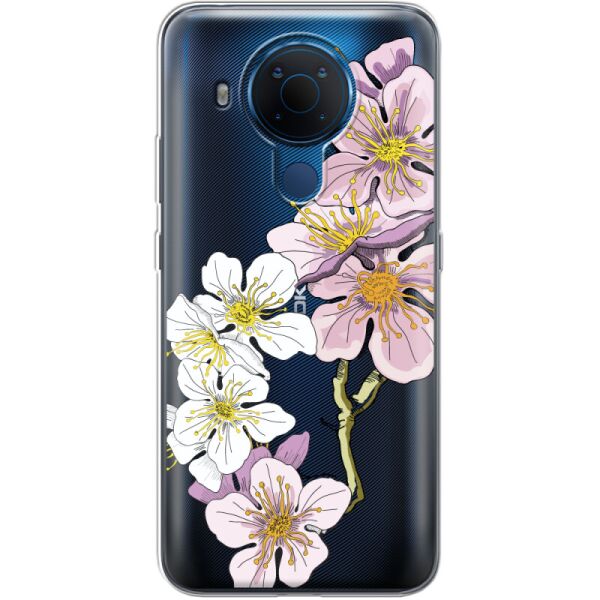 

Силиконовый чехол BoxFace Nokia 5.4 Cherry Blossom (41996-cc4)