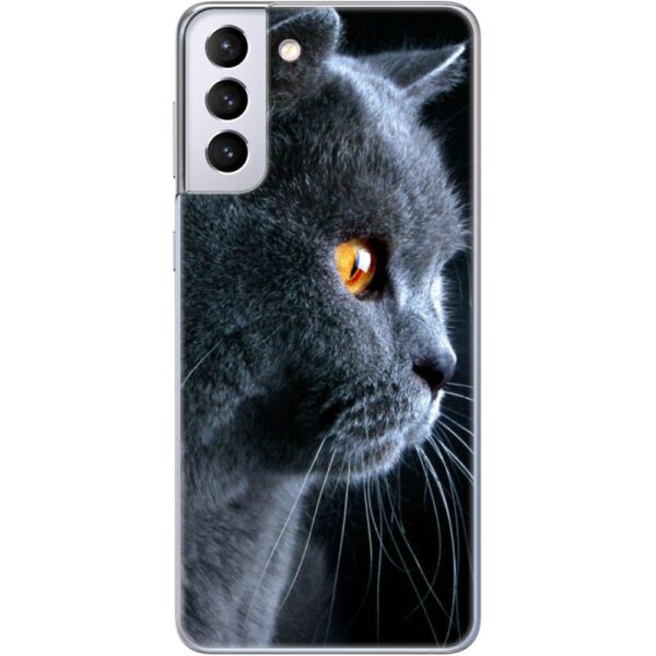 

Силиконовый чехол BoxFace Samsung G996 Galaxy S21 Plus English cat (41718-up1346)