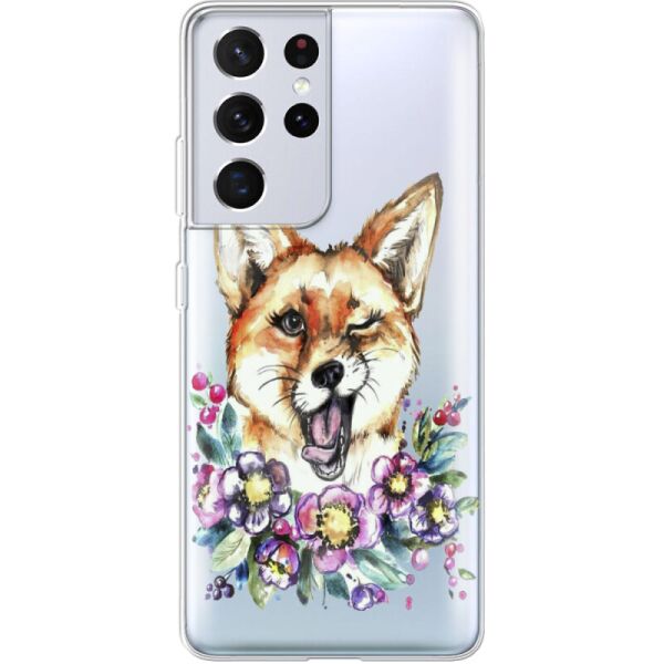

Силиконовый чехол BoxFace Samsung G998 Galaxy S21 Ultra Winking Fox (41719-cc13)