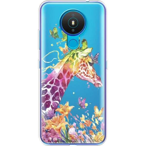 

Силиконовый чехол BoxFace Nokia 1.4 Colorful Giraffe (42377-cc14)