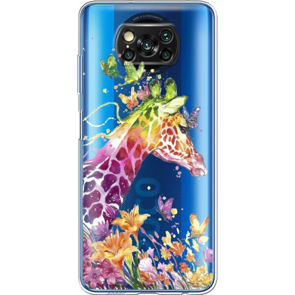 

Силиконовый чехол BoxFace Xiaomi Poco X3 Pro Colorful Giraffe (42093-cc14)