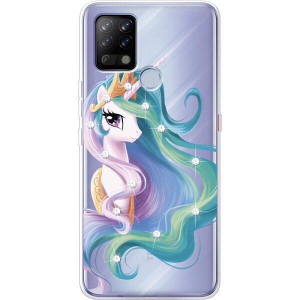 

Силиконовый чехол BoxFace Tecno POVA Unicorn Queen (43287-rs3)