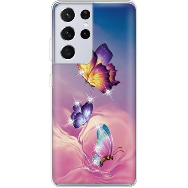 

Силиконовый чехол BoxFace Samsung G998 Galaxy S21 Ultra Butterflies (41719-rs19)
