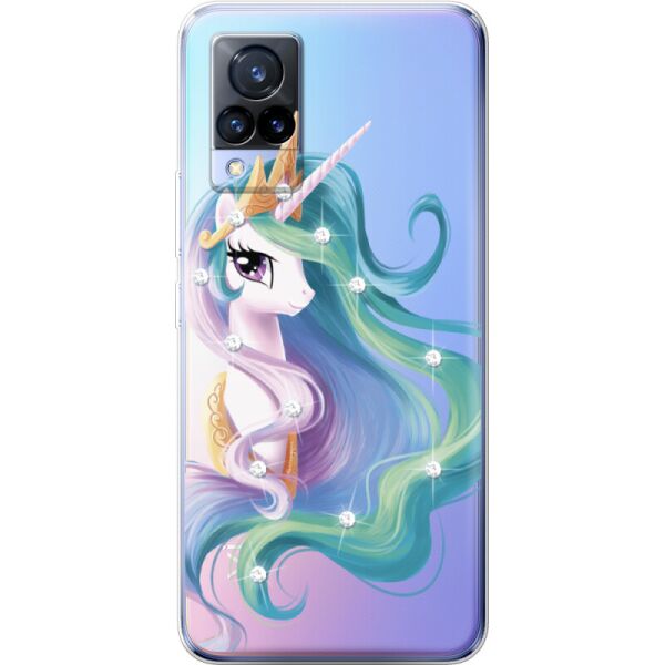 

Силиконовый чехол BoxFace Vivo V21 Unicorn Queen (43146-rs3)