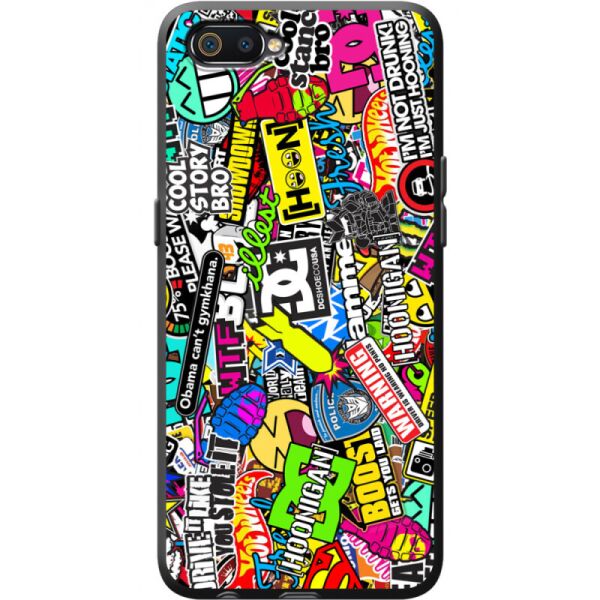 

Силиконовый чехол BoxFace Realme C2 Multicolored Inscriptions (40041-up880)