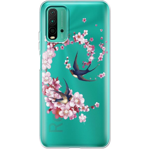 

Силиконовый чехол BoxFace Xiaomi Redmi 9T Swallows and Bloom (41685-rs4)