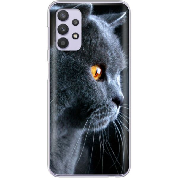 

Силиконовый чехол BoxFace Samsung A525 Galaxy A52 English cat (42075-up1346)