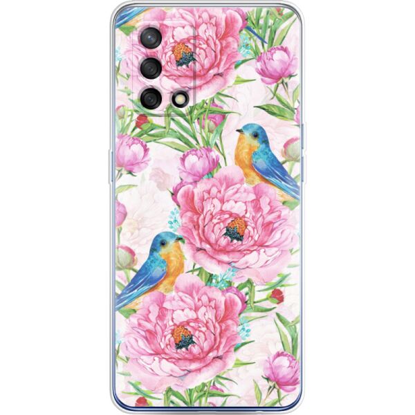 

Силиконовый чехол BoxFace OPPO A74 Birds and Flowers (42792-up2376)