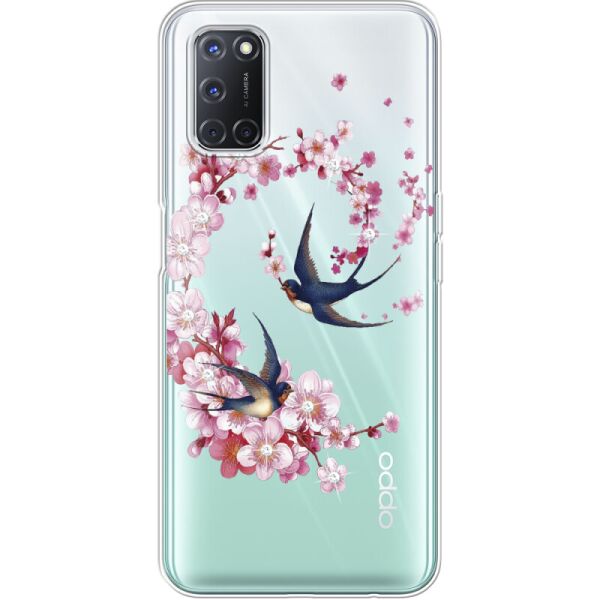 

Силиконовый чехол BoxFace OPPO A72 Swallows and Bloom (41947-rs4)