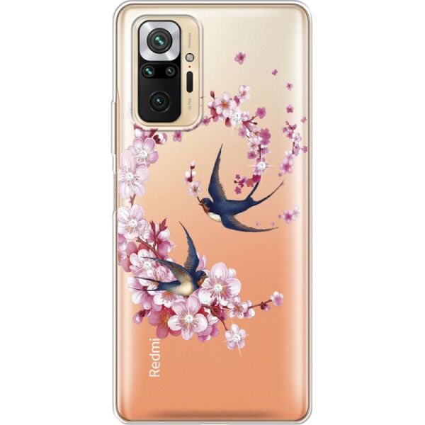 

Силиконовый чехол BoxFace Xiaomi Redmi Note 10 Pro Swallows and Bloom (42053-rs4)