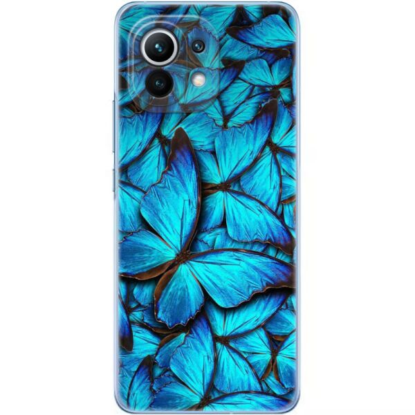 

Силиконовый чехол BoxFace Xiaomi Mi 11 лазурные бабочки (41924-up1550)
