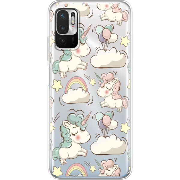 

Силиконовый чехол BoxFace Xiaomi Redmi Note 10 5G Unicorns (42639-cc2)