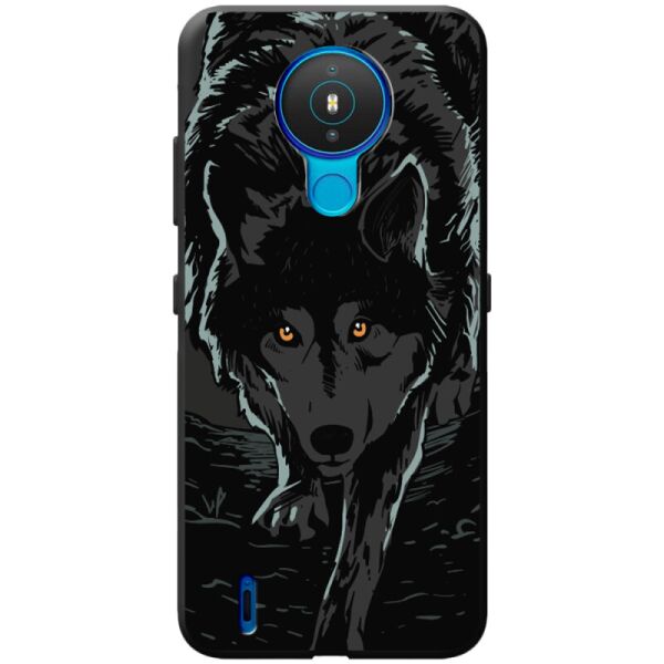 

Силиконовый чехол BoxFace Nokia 1.4 Wolf (42377-bk62)