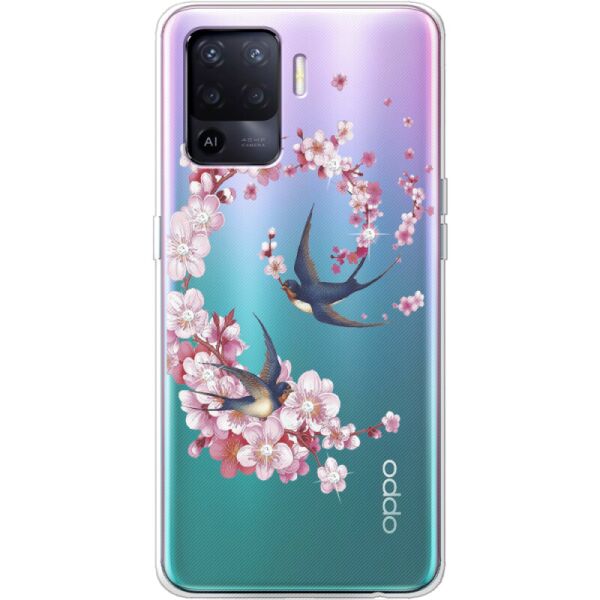 

Силиконовый чехол BoxFace OPPO Reno5 Lite Swallows and Bloom (43335-rs4)
