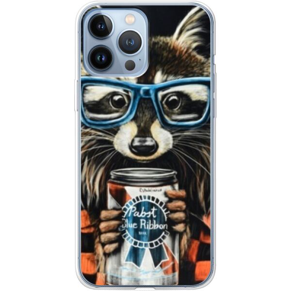 

Силиконовый чехол BoxFace Apple iPhone 13 Pro Max Енот с банкой (43360-up1333)