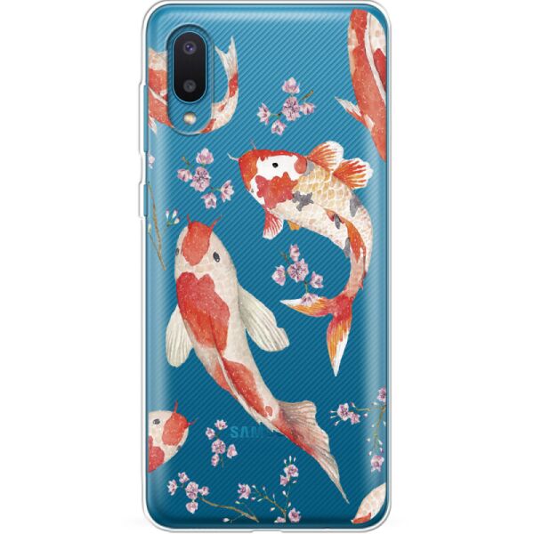

Силиконовый чехол BoxFace Samsung A022 Galaxy A02 Japanese Koi Fish (42004-cc3)