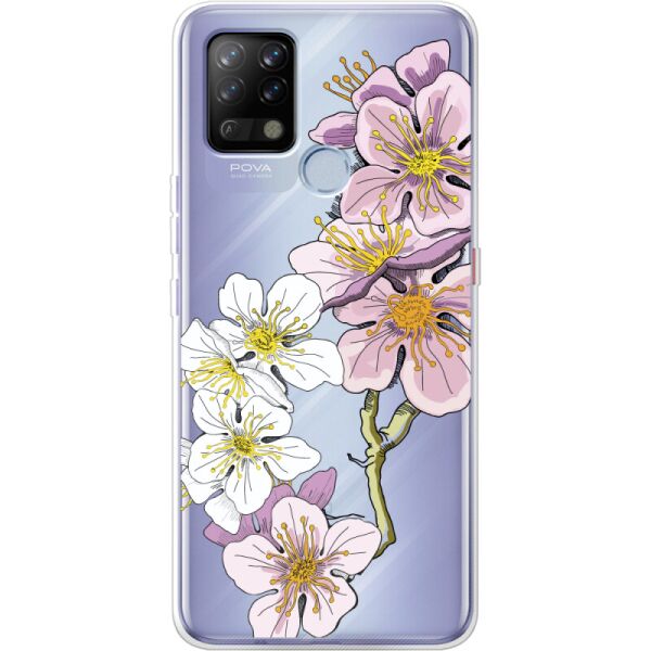 

Силиконовый чехол BoxFace Tecno POVA Cherry Blossom (43287-cc4)