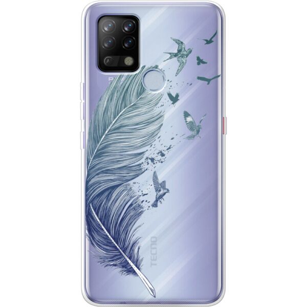 

Силиконовый чехол BoxFace Tecno POVA Feather (43287-cc38)