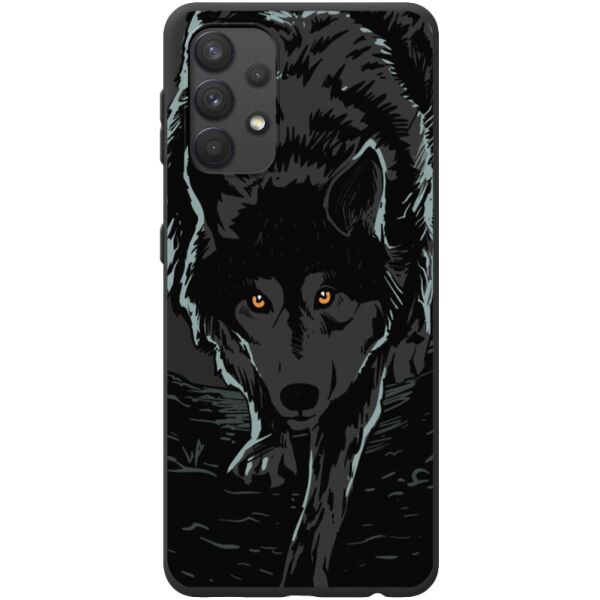 

Силиконовый чехол BoxFace Samsung A325 Galaxy A32 Wolf (42084-bk62)