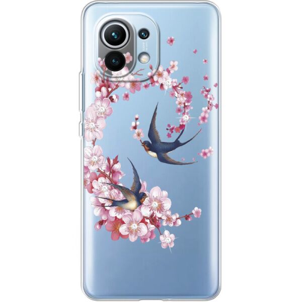 

Силиконовый чехол BoxFace Xiaomi Mi 11 Swallows and Bloom (41924-rs4)