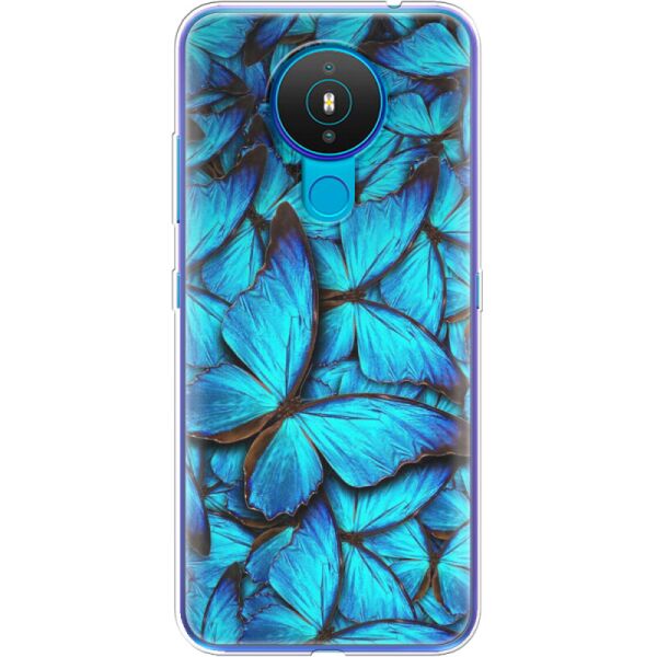 

Силиконовый чехол BoxFace Nokia 1.4 лазурные бабочки (42377-up1550)