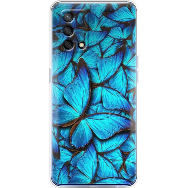 

Силиконовый чехол BoxFace OPPO A74 лазурные бабочки (42792-up1550)
