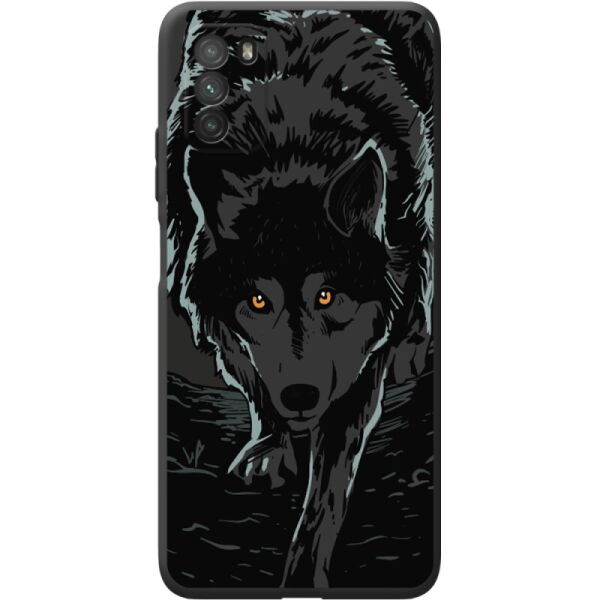

Силиконовый чехол BoxFace Xiaomi Poco M3 Wolf (41586-bk62)