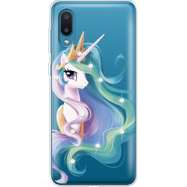 

Силиконовый чехол BoxFace Samsung A022 Galaxy A02 Unicorn Queen (42004-rs3)