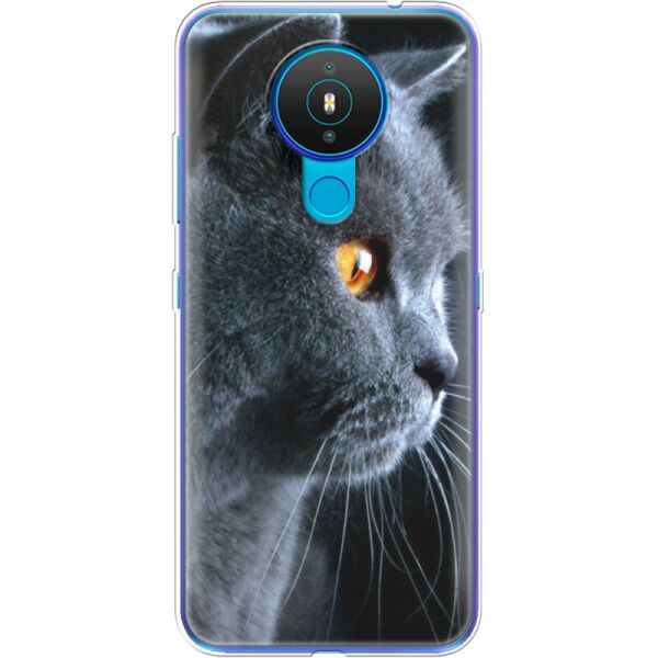 

Силиконовый чехол BoxFace Nokia 1.4 English cat (42377-up1346)