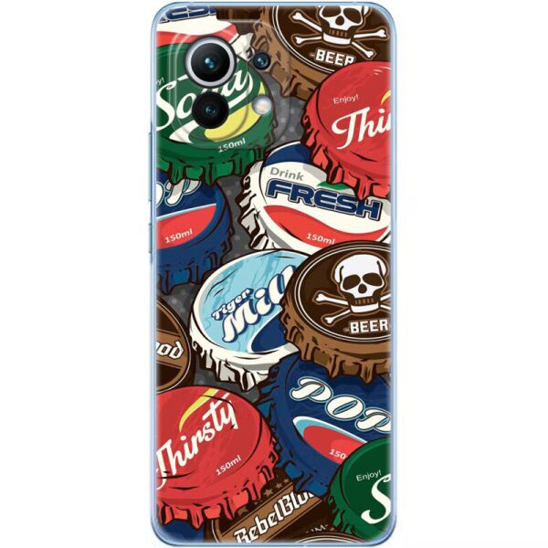 Силиконовый чехол BoxFace Xiaomi Mi 11 Drink Lids (41924-up2261)