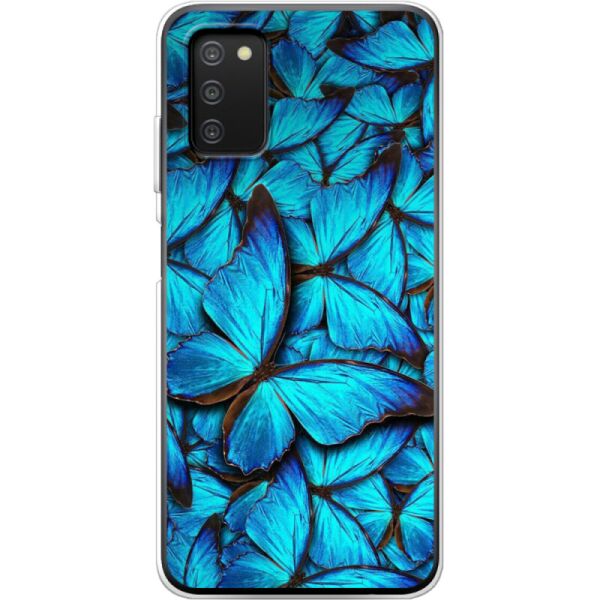 

Силиконовый чехол BoxFace Samsung Galaxy A03s лазурные бабочки (43255-up1550)