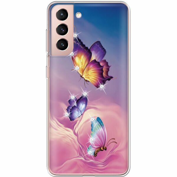 

Силиконовый чехол BoxFace Samsung G991 Galaxy S21 Butterflies (41709-rs19)