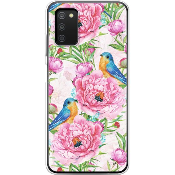 

Силиконовый чехол BoxFace Samsung Galaxy A03s Birds and Flowers (43255-up2376)