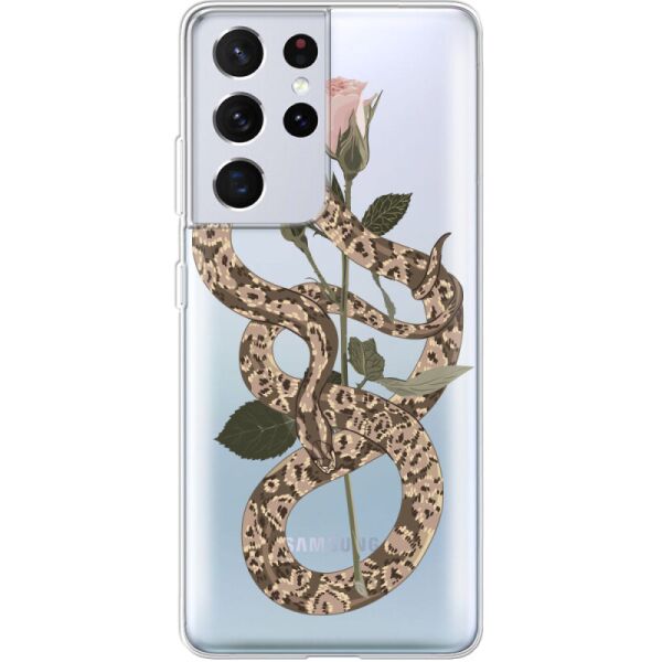

Силиконовый чехол BoxFace Samsung G998 Galaxy S21 Ultra Glamor Snake (41719-cc67)