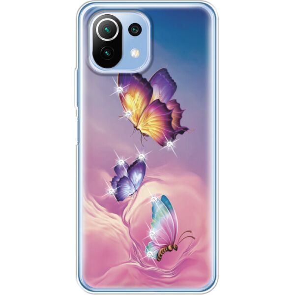 

Силиконовый чехол BoxFace Xiaomi Mi 11 Lite Butterflies (42128-rs19)