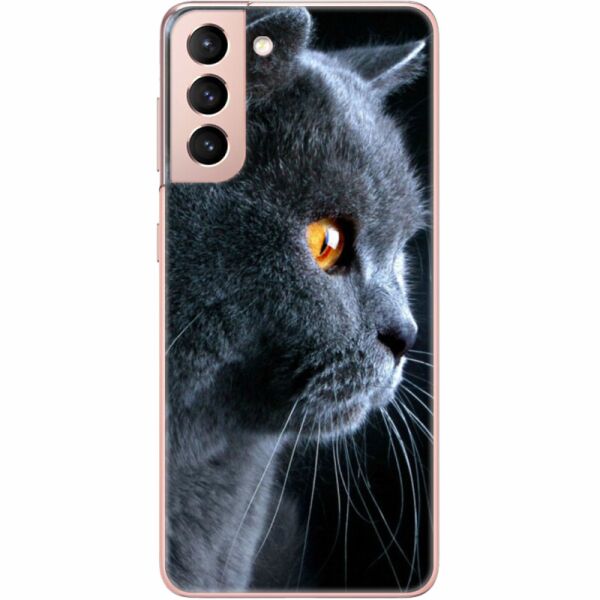

Силиконовый чехол BoxFace Samsung G991 Galaxy S21 English cat (41709-up1346)
