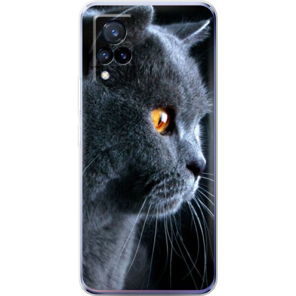 

Силиконовый чехол BoxFace Vivo V21 English cat (43146-up1346)