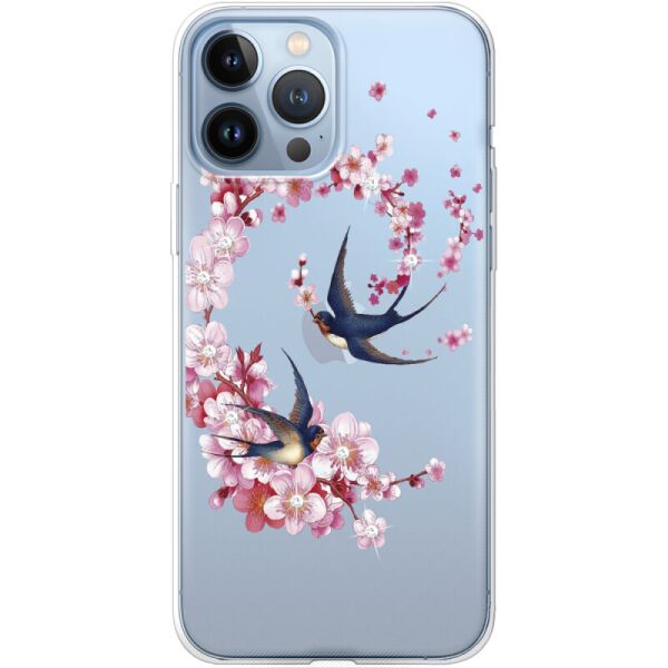 

Силиконовый чехол BoxFace Apple iPhone 13 Pro Swallows and Bloom (43365-rs4)