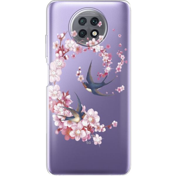 

Силиконовый чехол BoxFace Xiaomi Redmi Note 9T Swallows and Bloom (42123-rs4)