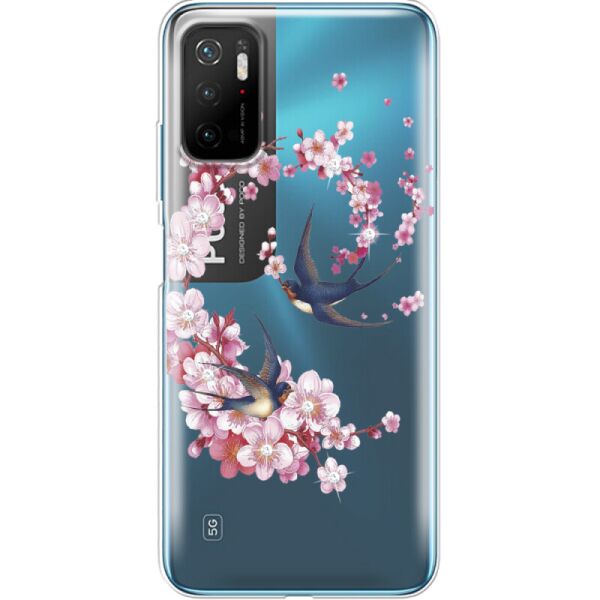 

Силиконовый чехол BoxFace Xiaomi Poco M3 Pro Swallows and Bloom (42474-rs4)