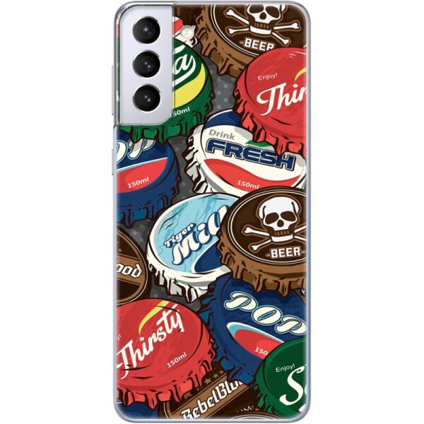 

Силиконовый чехол BoxFace Samsung G996 Galaxy S21 Plus Drink Lids (41718-up2261)