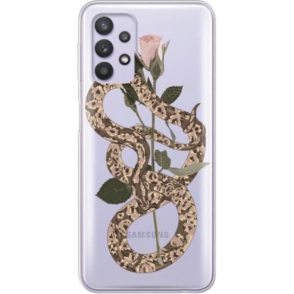

Силиконовый чехол BoxFace Samsung A325 Galaxy A32 Glamor Snake (42084-cc67)