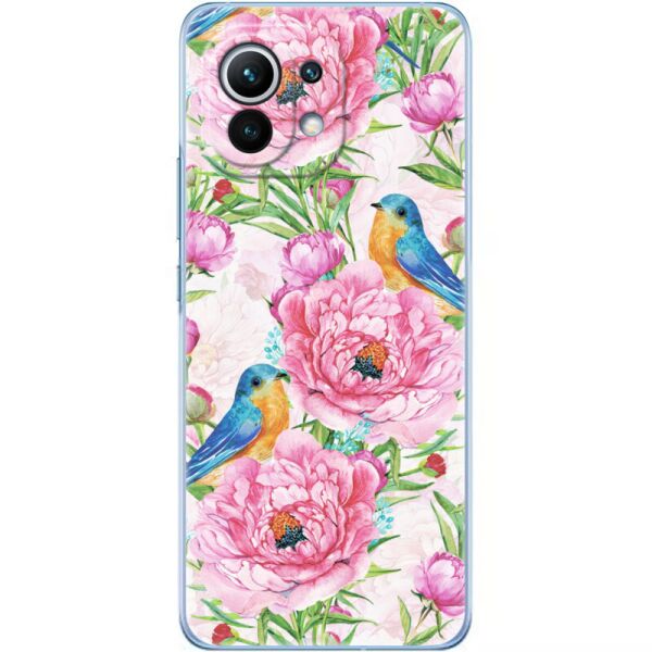 

Силиконовый чехол BoxFace Xiaomi Mi 11 Birds and Flowers (41924-up2376)