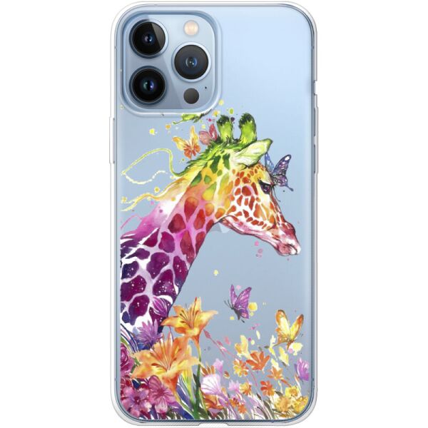 

Силиконовый чехол BoxFace Apple iPhone 13 Pro Colorful Giraffe (43365-cc14)