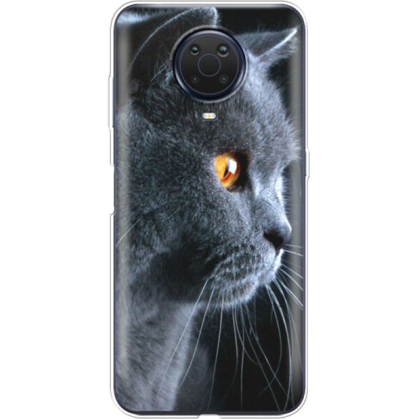 

Силиконовый чехол BoxFace Nokia G20 English cat (42626-up1346)