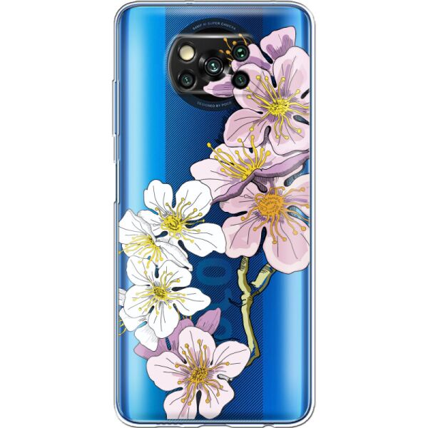 

Силиконовый чехол BoxFace Xiaomi Poco X3 Pro Cherry Blossom (42093-cc4)