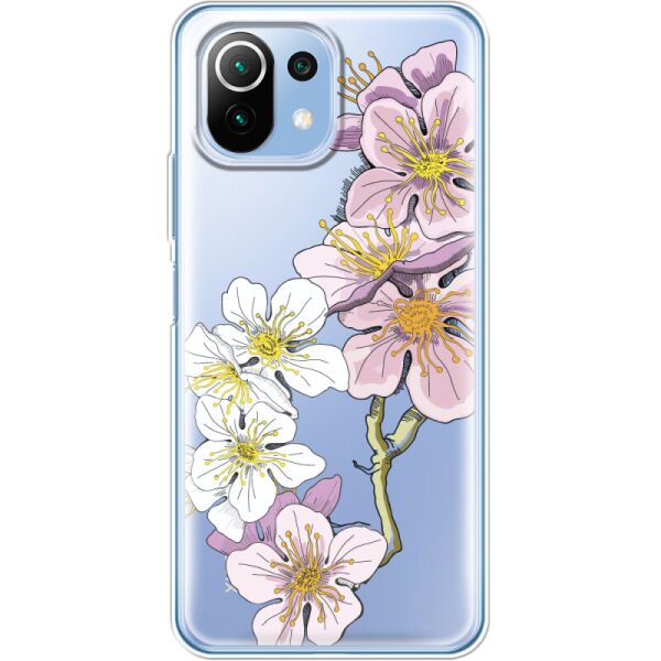 

Силиконовый чехол BoxFace Xiaomi Mi 11 Lite Cherry Blossom (42128-cc4)
