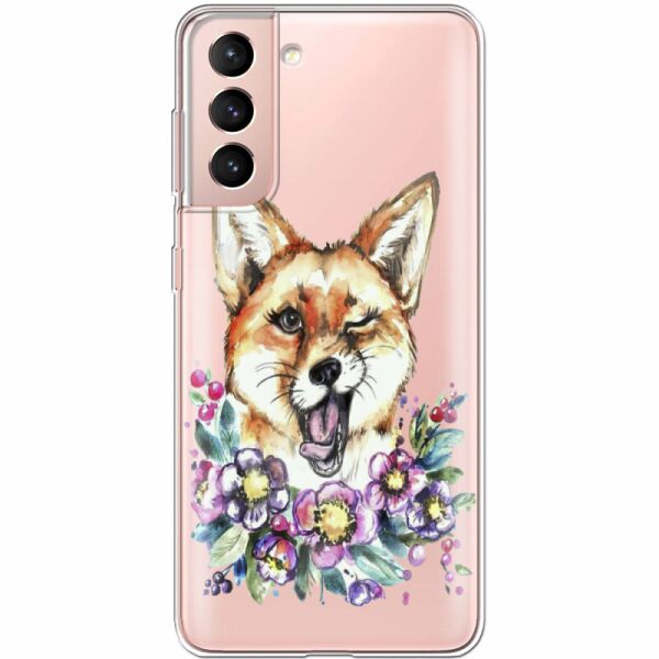 

Силиконовый чехол BoxFace Samsung G991 Galaxy S21 Winking Fox (41709-cc13)