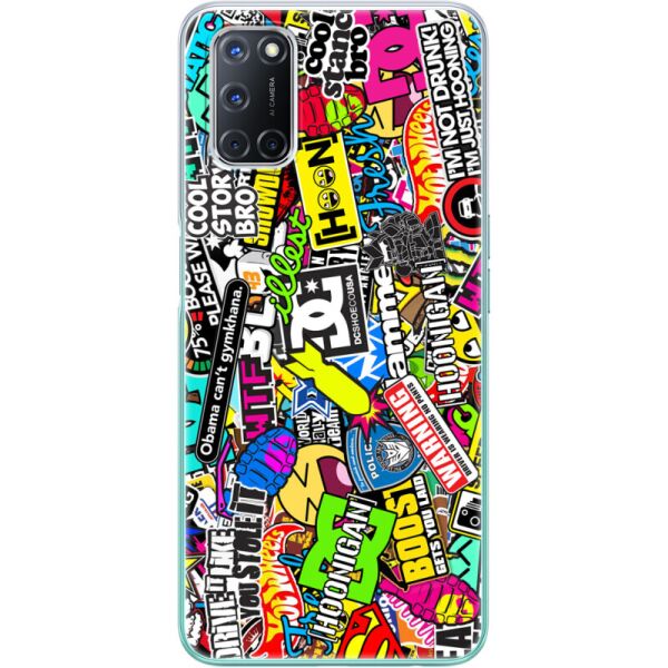 

Силиконовый чехол BoxFace OPPO A72 Multicolored Inscriptions (41947-up880)